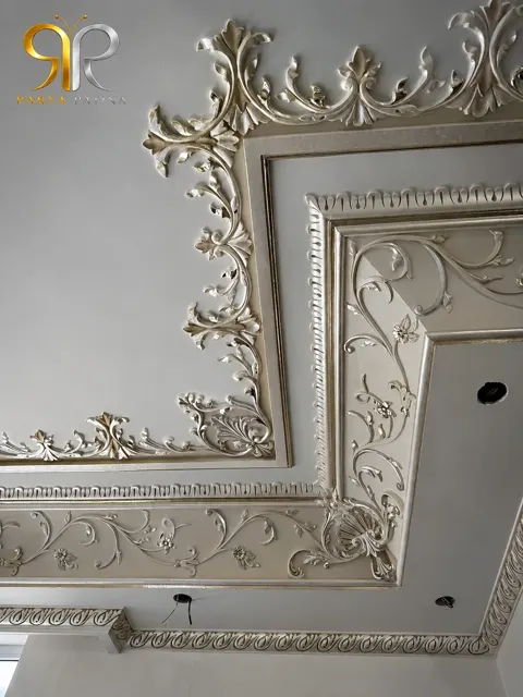 طراحی و اجرای پتینه‌کاری سقف و دیوار تکنیک کلاسیک و مدرن